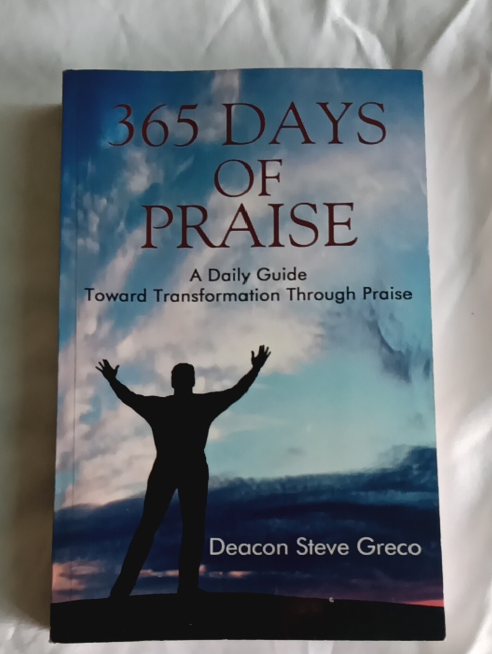 365 Days of Praise by Deacon Steve Greco - Blue Sky Cover